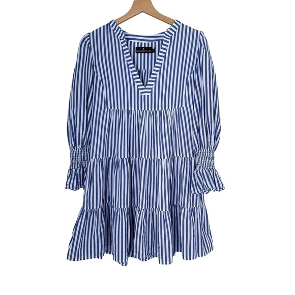 Tuckernuck Pomander Place Kenzo Cotton Poplin Striped Dress Sz - Picture 6 of 10